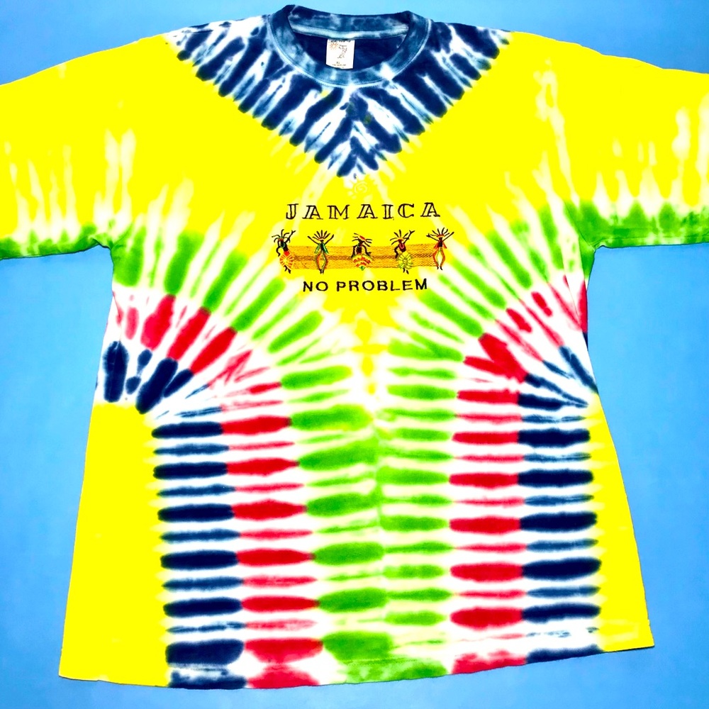 Jamaica ‘No Problem’ Tie-Dye Tee
